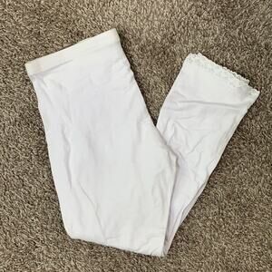 Andrew Scott white and blue crop leggings